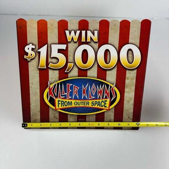 Spirit Halloween Killer Klowns from Outer Space Store Display Large Popcorn Box - Picture 7 of 13